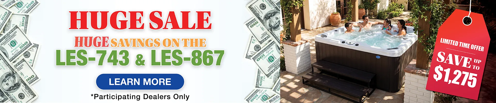 Calspas hot tub being used in a family setting - Muncie